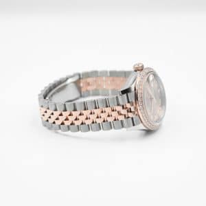 Rolex Lady-Datejust 28 Oystersteel, Everose gold and diamonds 279381RBR