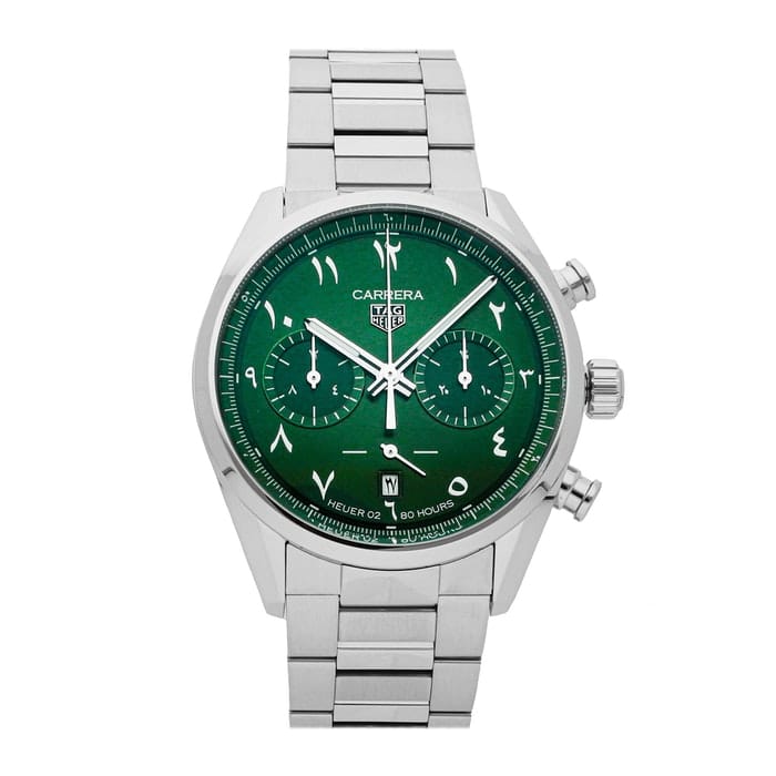 Tag Heuer green dial limited edition