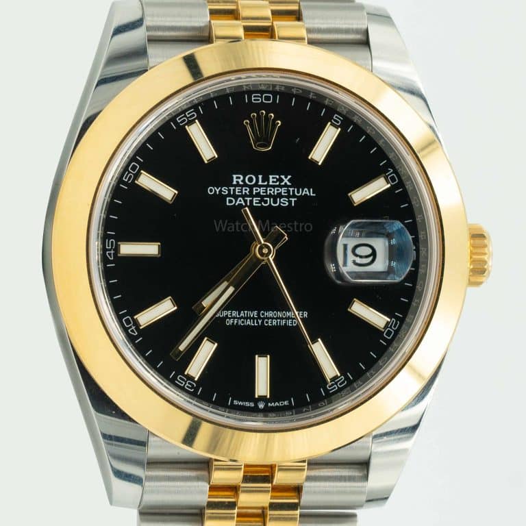 Rolex Datejust 41 black dial two tone