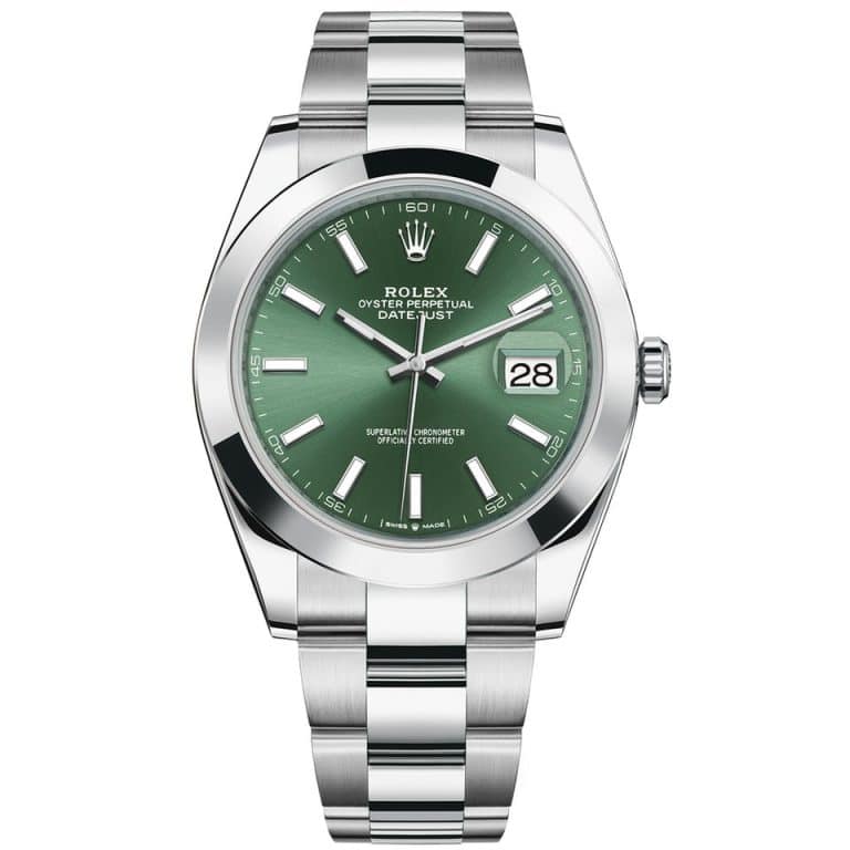 Rolex Datejust 41 Mint green