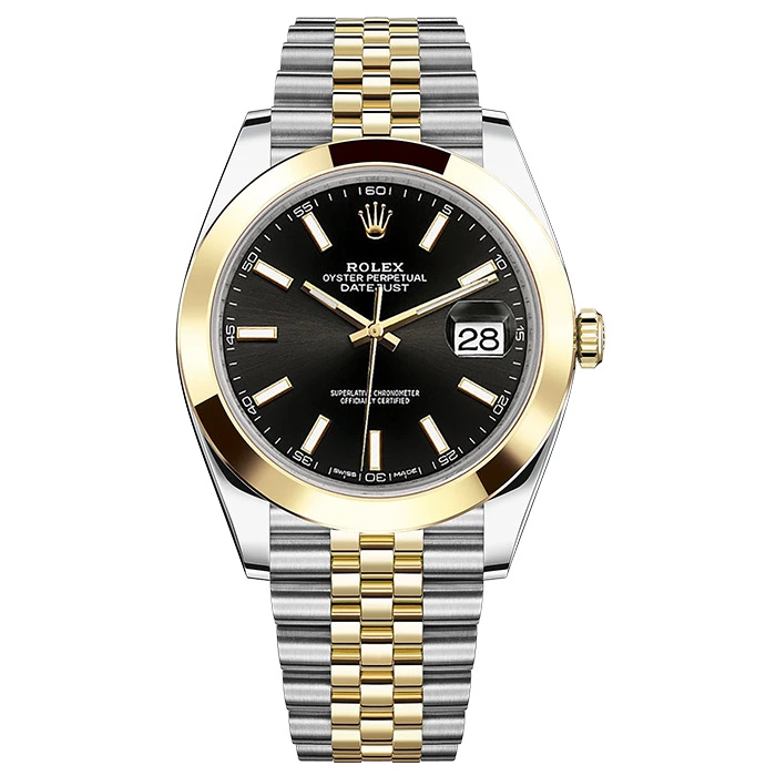 Rolex Datejust Two Tone smooth bezel