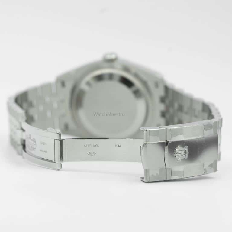 Rolex Datejust 36mm black dial jubilee