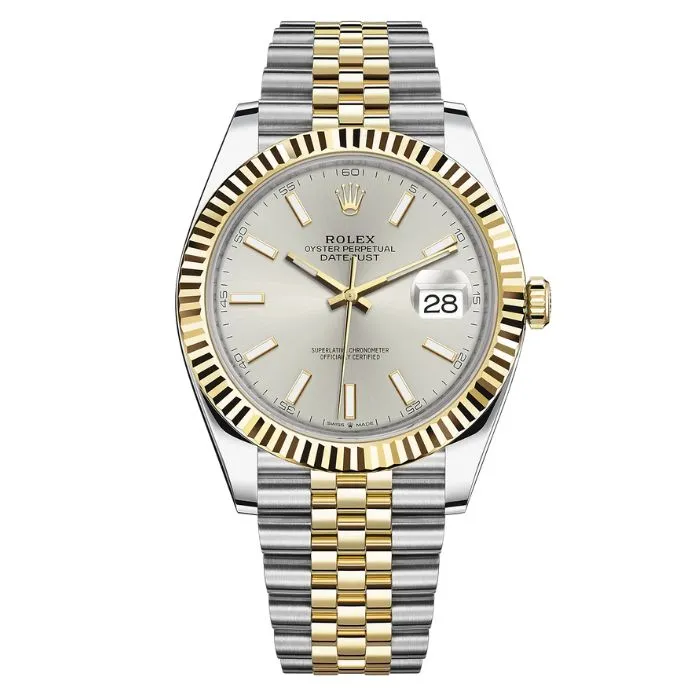 Rolex Datejust 41 silver dial