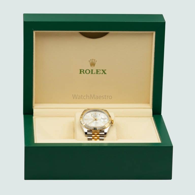 Rolex Datejust Silver Dial Box