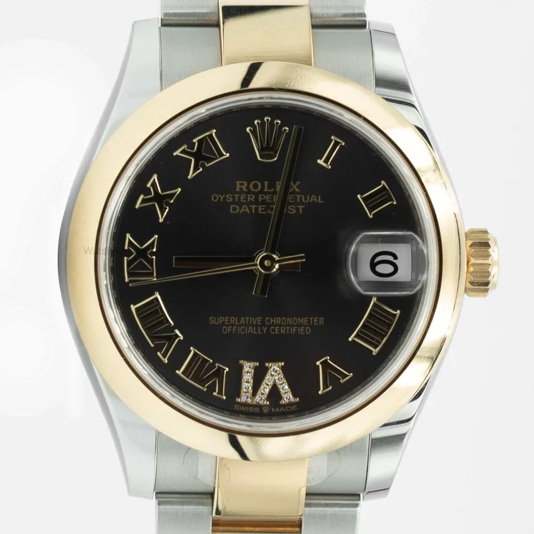 Rolex Datejust 31 diamond set dark grey dial