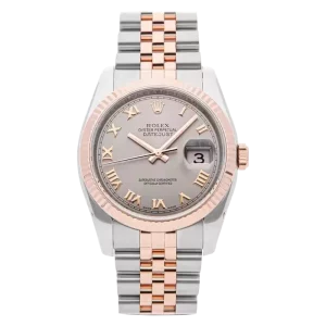 Rolex datejust 36 two tone rose