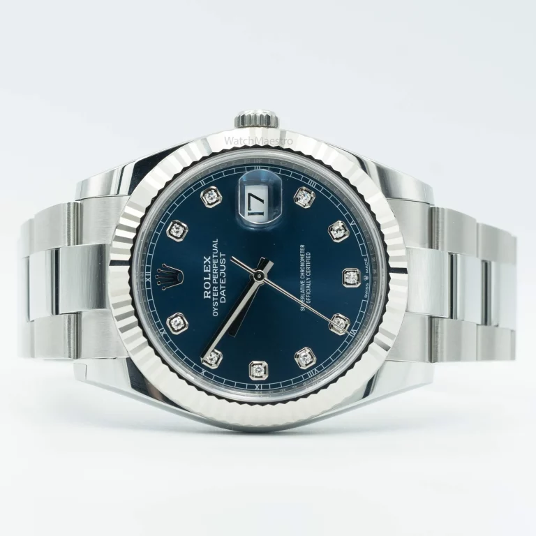 Rolex Datejust 41mm Blue Diamond dial