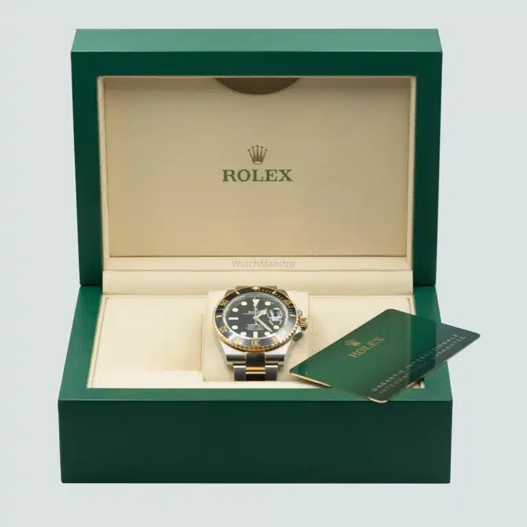 Rolex Submariner Two Tone with box papers