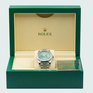 Rolex Datejust Green Dial Box