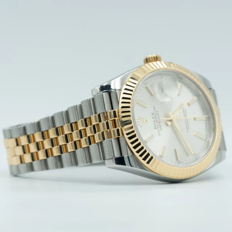 Rolex Datejust 41 Silver Two Tone Yellow Gold