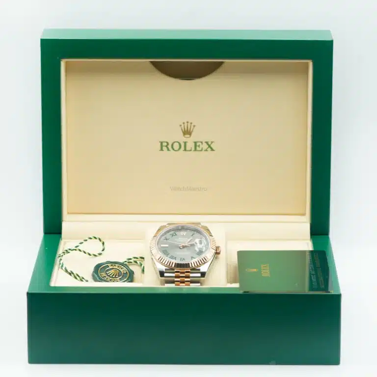 Rolex Datejust 41 Wimbledon Two Tone Box