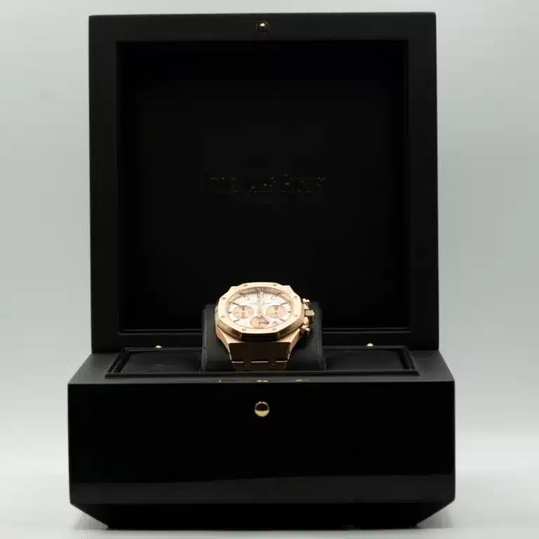 Audemaras Piguet Royal Oak 38mm Rose Gold Chronograph Box